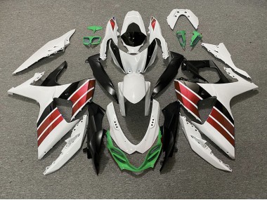 2009-2016 Gloss White Red Black and Green Suzuki GSXR 1000 Fairings for Sale