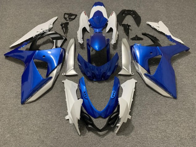 2009-2016 Light Blue & White Suzuki GSXR 1000 Fairings for Sale 2009-2016 Light Blue & White Suzuki GSXR 1000 Fairings for Sale