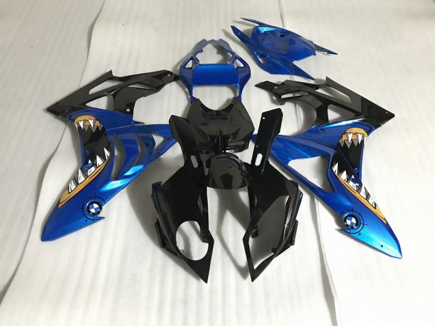 2009-2018 Blue Shark BMW S1000RR Fairings for Sale 2009-2018 Blue Shark BMW S1000RR Fairings for Sale