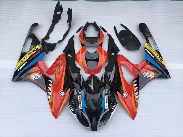 2009-2018 Red Shark Gloss BMW S1000RR Fairings for Sale