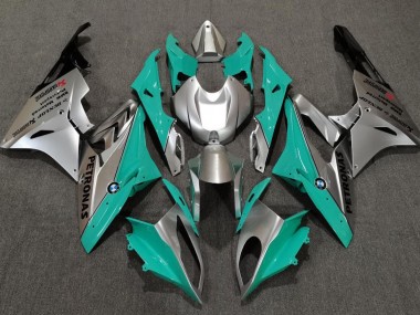 2009-2018 Teal and Silver BMW S1000RR Fairings for Sale
