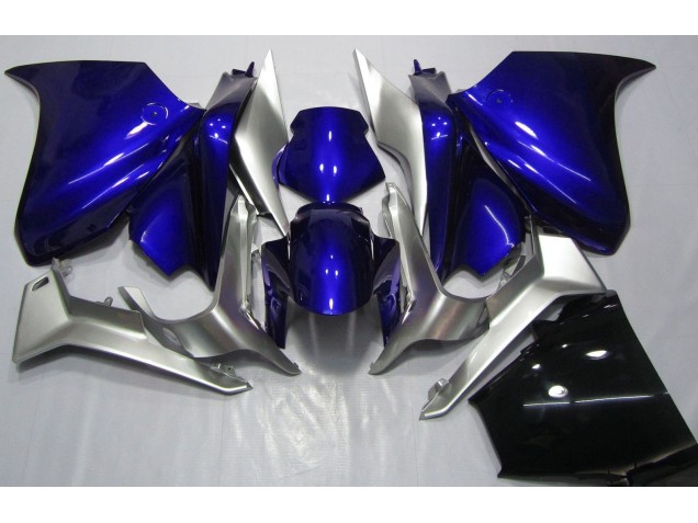 2010-2013 Deep Blue and Silver Honda VFR1200 Fairings for Sale