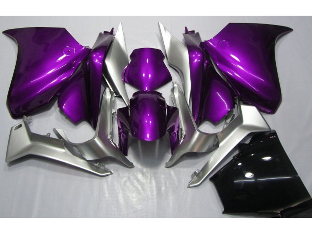 2010-2013 Deep Purple and Silver Honda VFR1200 Fairings for Sale 2010-2013 Deep Purple and Silver Honda VFR1200 Fairings for Sale