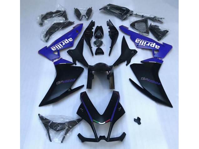 2010-2015 Matte Black & Blue Aprilia RSV4 1000 Fairings for Sale 2010-2015 Matte Black & Blue Aprilia RSV4 1000 Fairings for Sale