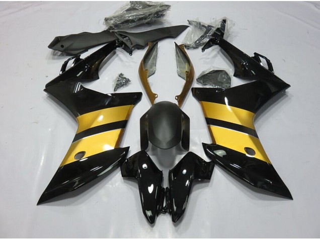 2011-2012 Gold Black CBR Design Honda CBR600F Fairings for Sale
