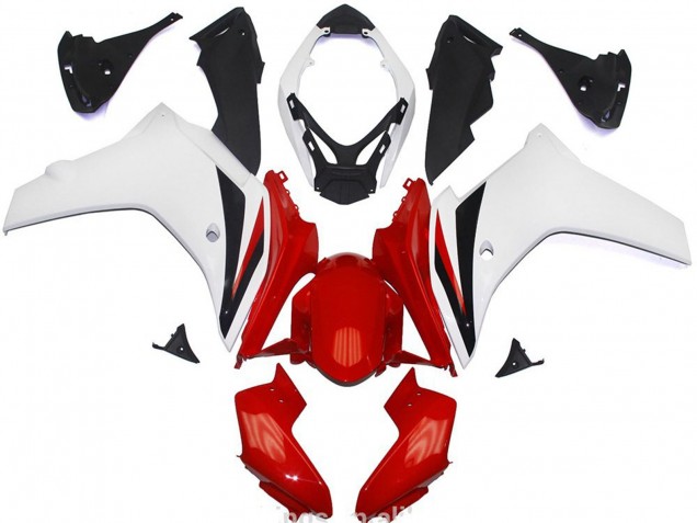 2011-2012 Red and White Gloss Honda CBR600F Fairings for Sale 2011-2012 Red and White Gloss Honda CBR600F Fairings for Sale