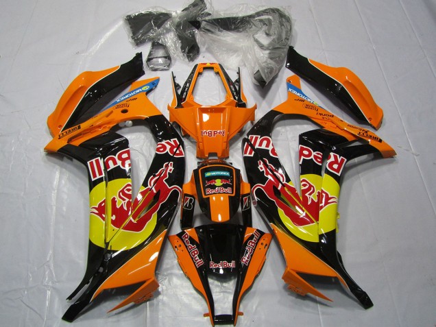 2011-2015 Orange Red bull Kawasaki ZX10R Fairings for Sale 2011-2015 Orange Red bull Kawasaki ZX10R Fairings for Sale