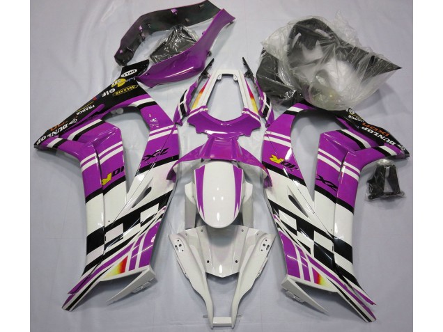 2011-2015 Purple Black and White Kawasaki ZX10R Fairings for Sale 2011-2015 Purple Black and White Kawasaki ZX10R Fairings for Sale