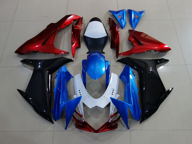 2011-2020 Blue / Black / Red Suzuki GSXR 600-750 Fairings for Sale