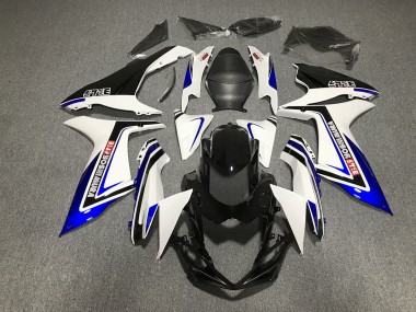 2011-2020 Blue Black and White writing Suzuki GSXR 600-750 Fairings for Sale