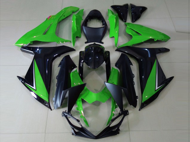 2011-2020 Gloss Green and Black Suzuki GSXR 600-750 Fairings for Sale 2011-2020 Gloss Green and Black Suzuki GSXR 600-750 Fairings for Sale