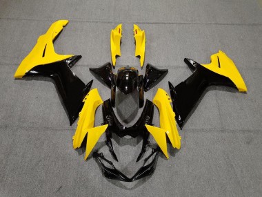 2011-2020 Gloss Yellow and Black Suzuki GSXR 600-750 Fairings for Sale