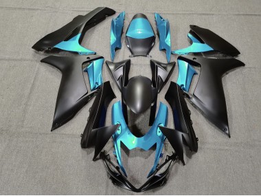 2011-2020 Light Blue and Matte Black Suzuki GSXR 600-750 Fairings for Sale