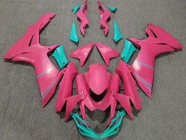 2011-2020 Matte Hot Pink and Teal Suzuki GSXR 600-750 Fairings for Sale