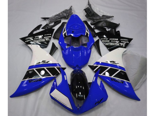 2013-2014 Gloss Blue White and Black Yamaha R1 Fairings for Sale 2013-2014 Gloss Blue White and Black Yamaha R1 Fairings for Sale