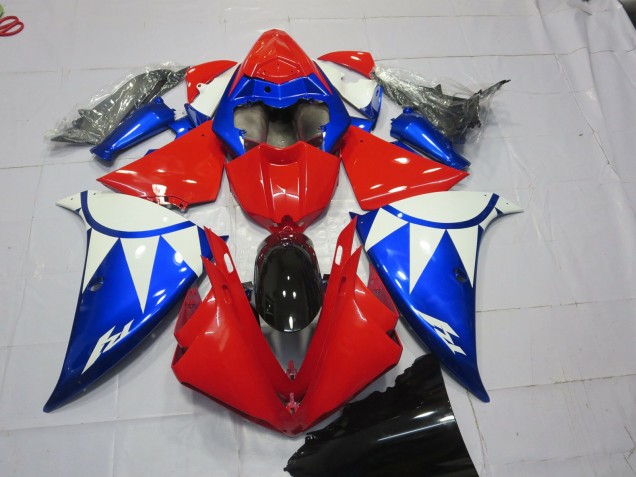 2013-2014 Red Blue and White Yamaha R1 Fairings for Sale