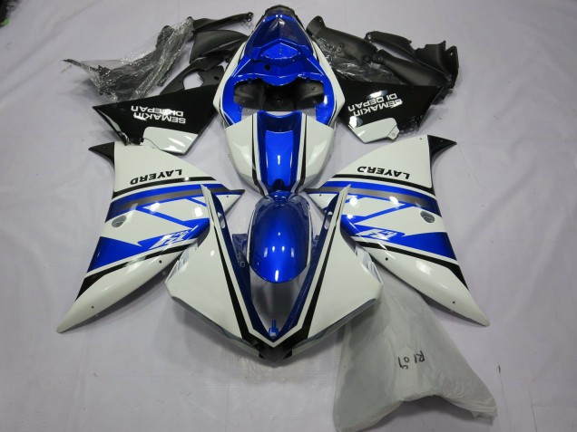 2013-2014 Silver White Yamalube Yamaha R1 Fairings for Sale