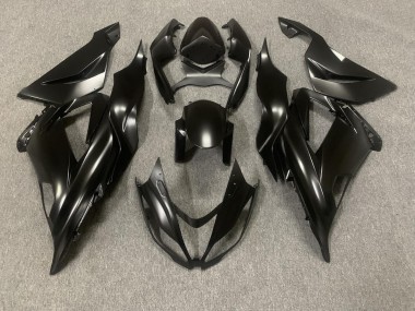 2013-2018 Matte Black & Protective Coat Kawasaki ZX6R Fairings for Sale