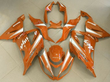 2013-2018 Orange Ninja Kawasaki ZX6R Fairings for Sale