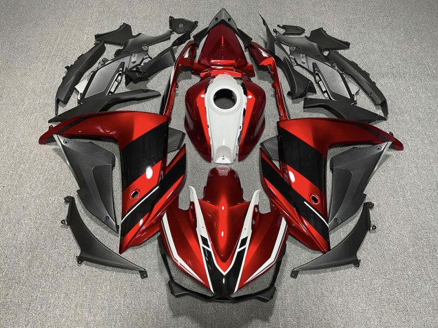 2015-2018 Red Black and White Yamaha R3 Fairings for Sale 2015-2018 Red Black and White Yamaha R3 Fairings for Sale