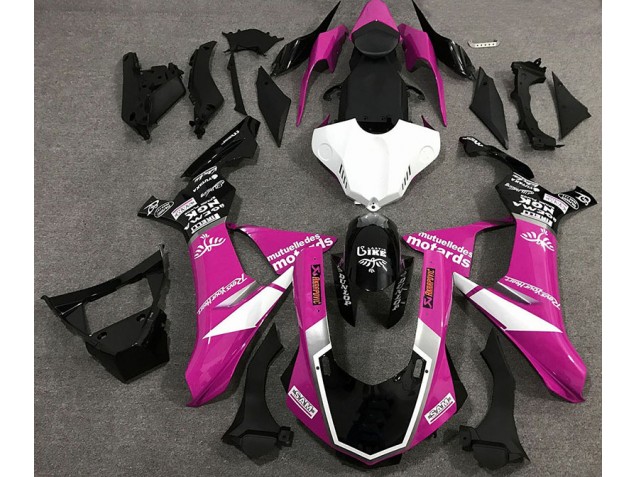 2015-2019 Gloss Pink Style Yamaha R1 Fairings for Sale 2015-2019 Gloss Pink Style Yamaha R1 Fairings for Sale