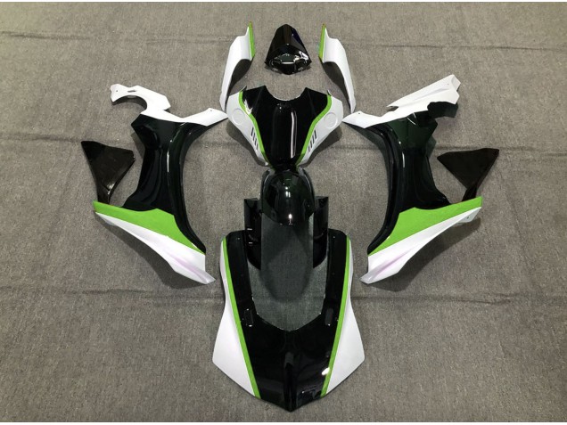 2015-2019 Green Black and White Yamaha R1 Fairings for Sale