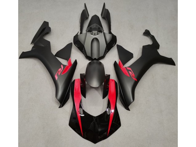 2015-2019 Matte Black & Pearl Red Yamaha R1 Fairings for Sale 2015-2019 Matte Black & Pearl Red Yamaha R1 Fairings for Sale