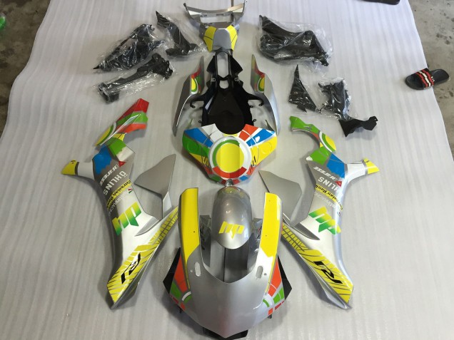 2015-2019 SILVER Yamaha R1 Fairings for Sale 2015-2019 SILVER Yamaha R1 Fairings for Sale
