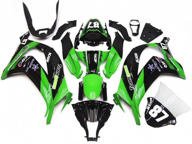 2016-2019 Green and Black Kawasaki ZX10R Fairings for Sale 2016-2019 Green and Black Kawasaki ZX10R Fairings for Sale