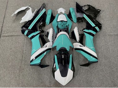2017-2019 Gloss Cyan White and Black Honda CBR1000RR Fairings for Sale