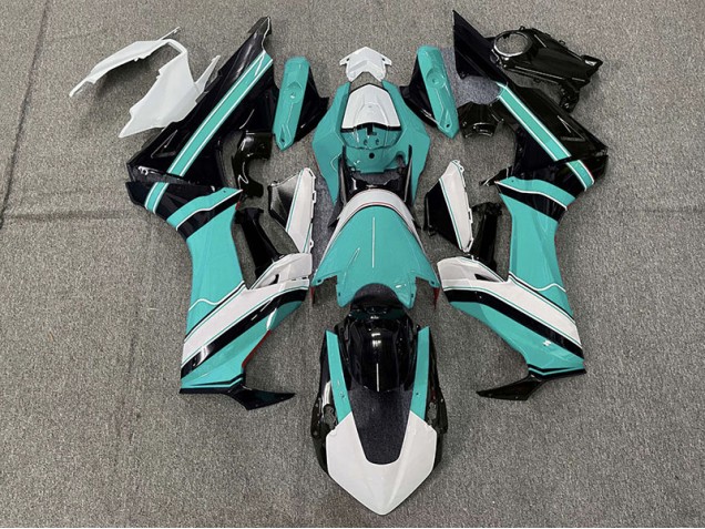 2017-2019 Gloss Cyan White and Black Honda CBR1000RR Fairings for Sale 2017-2019 Gloss Cyan White and Black Honda CBR1000RR Fairings for Sale