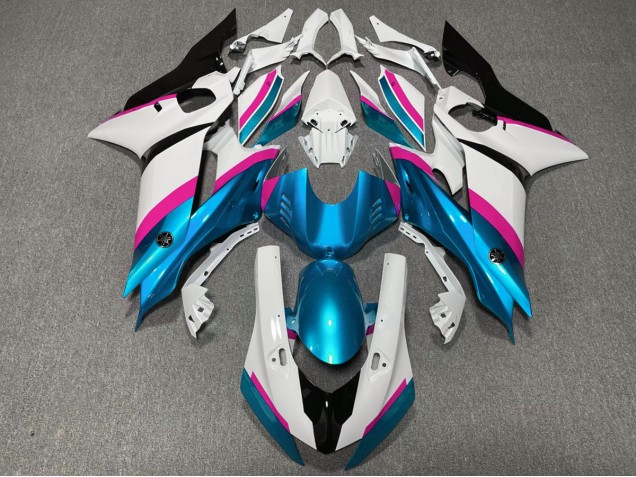 2017-2019 Light Blue and Pink Yamaha R6 Fairings for Sale 2017-2019 Light Blue and Pink Yamaha R6 Fairings for Sale