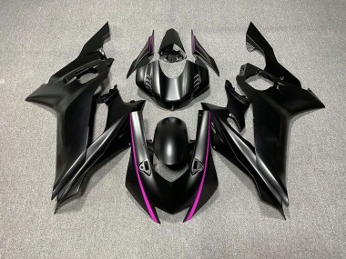 2017-2019 Matte Black & Pink Accents Yamaha R6 Fairings for Sale