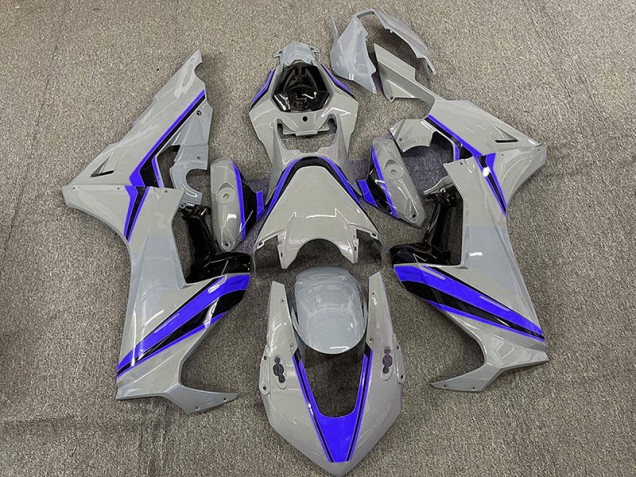 2017-2019 Nardo with Blue Stripes Honda CBR1000RR Fairings for Sale 2017-2019 Nardo with Blue Stripes Honda CBR1000RR Fairings for Sale