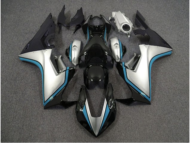 2017-2019 Silver and Black & Light Blue Honda CBR1000RR Fairings for Sale 2017-2019 Silver and Black & Light Blue Honda CBR1000RR Fairings for Sale
