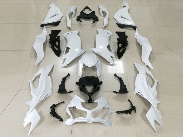 2019-2020 Gloss White Kawasaki ZX6R Fairings for Sale 2019-2020 Gloss White Kawasaki ZX6R Fairings for Sale