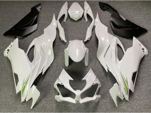 2019-2020 Pearl White Kawasaki ZX6R Fairings for Sale 2019-2020 Pearl White Kawasaki ZX6R Fairings for Sale