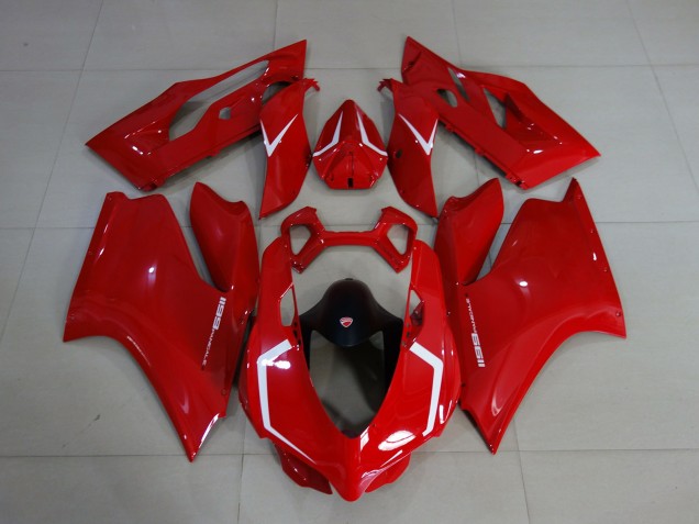 Gloss Red & White Ducati 1199 Fairings for Sale Gloss Red & White Ducati 1199 Fairings for Sale